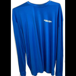 Ocean + Coast Shirt Men’s 2XL Color Blue Big Long Sleeve Graphic Fishing